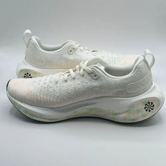 Nike React X Infinity Run 4 Sail-Crimson-Vapor Green Women's Size 11 HJ7666-133 - Picture 9 of 10